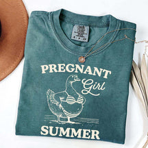 Pregnant Girl Summer T-Shirt