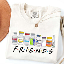 Nurse Friends Propofol CRNA Medical Critical Care T-Shirt