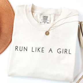 Marathon Run Like A Girl T-Shirt