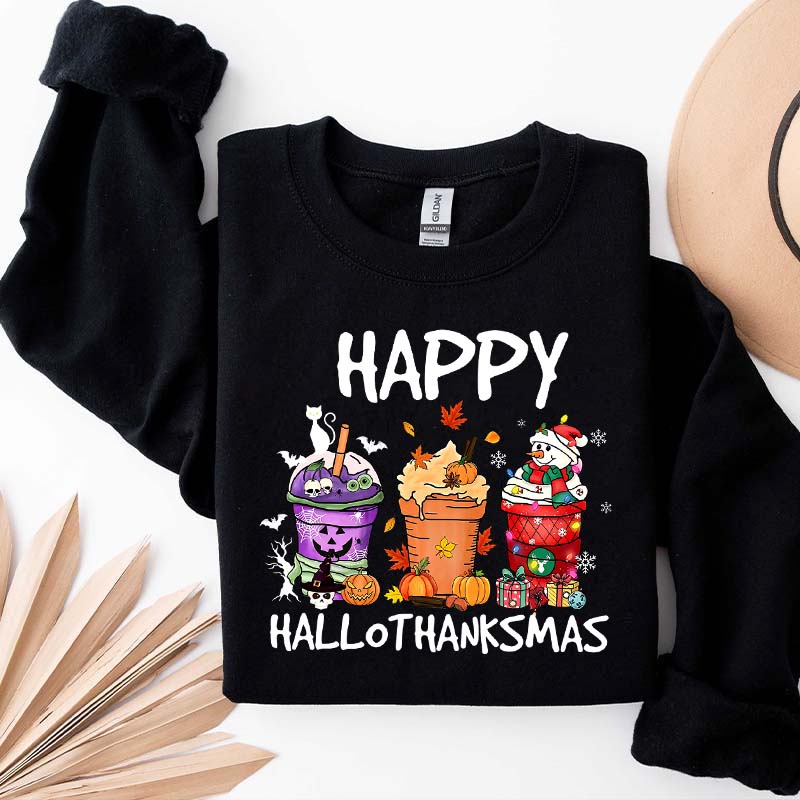 Happy Hallothanksmas Sweatshirt