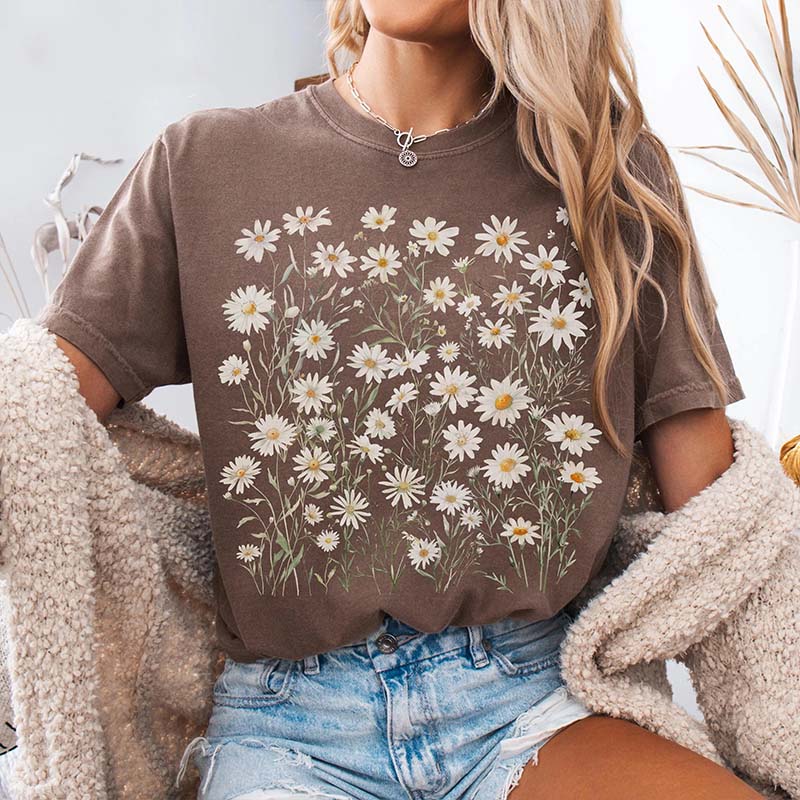 Daisy Flower Nature Aesthetic T-Shirt