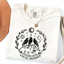 Support Your Local Murder Sun And Moon T-Shirt