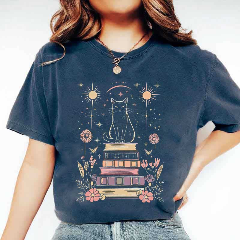 Retro Mystical Cat T-Shirt