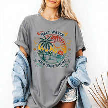 Comfort Colors Salt Water And Sun Shine T-Shirt