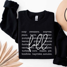 Fall Definition Words Sweatshirt