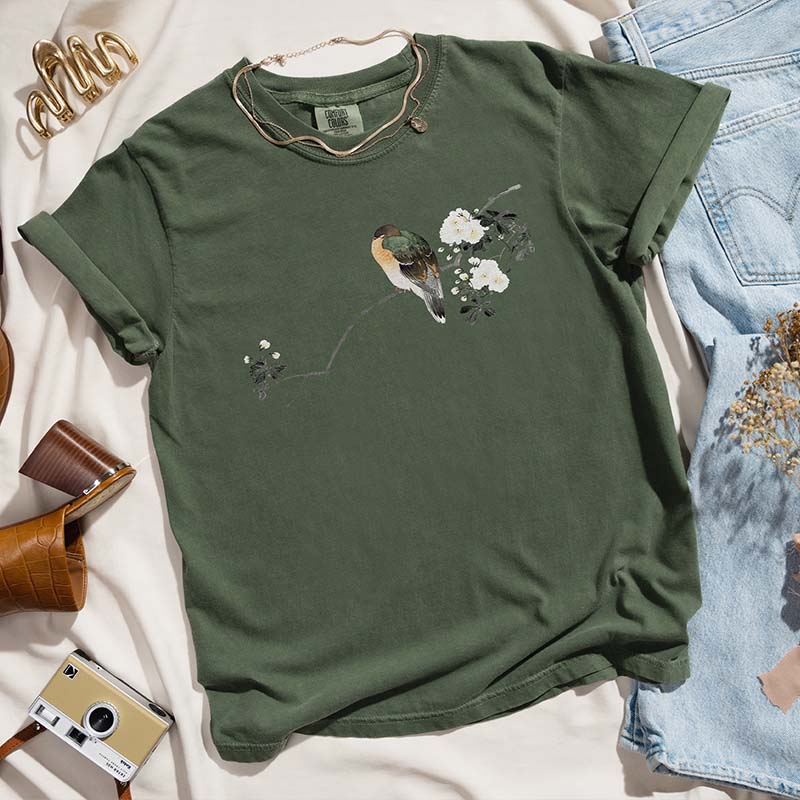 Botanical Bird Lover T-Shirt