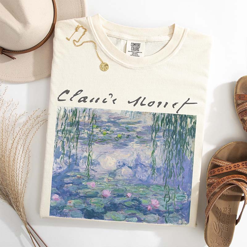 Water Lilies Painting T-Shirt