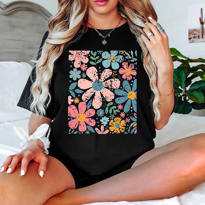 Boho Wildflowers Boho Summer T-Shirt