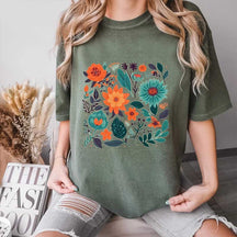 Comfort Colors  Aesthetic Wildflower Vintage T-Shirt