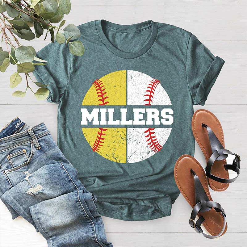 Custom Softball and Baseball T-Shirt