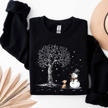 Christmas Let it Snow Cute Dog Sweatshirt