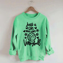 Floral Volleyball Sweatshirt
