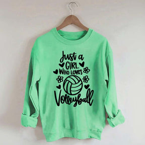 Floral Volleyball Sweatshirt