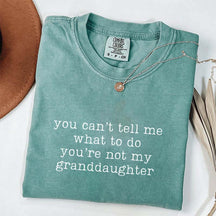 You Can't Tell Me What To Do You're Not My Granddaughter T-Shirt