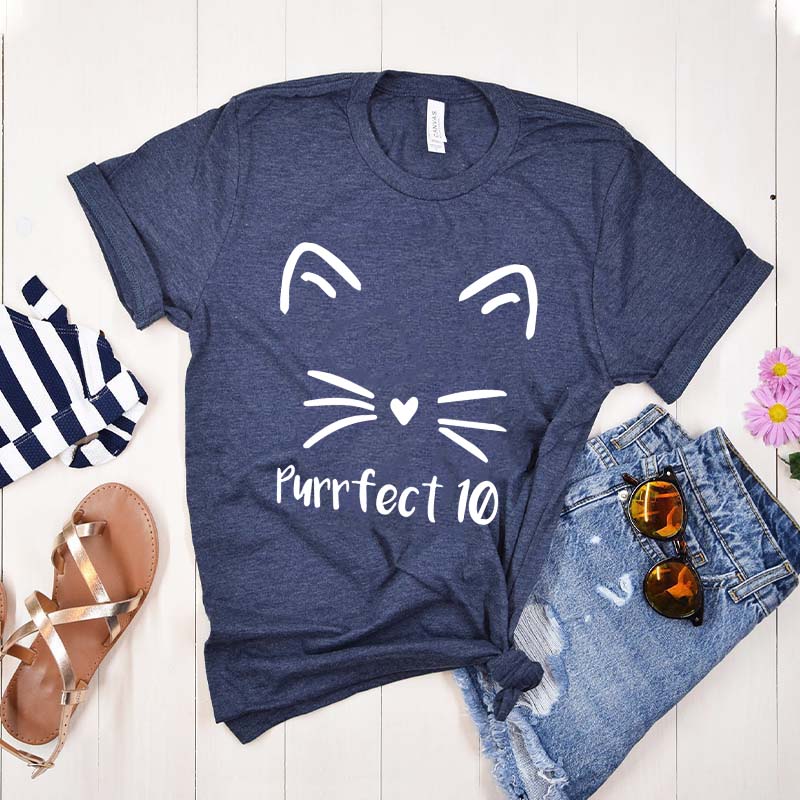 Purrfect 10 Cat T-Shirt
