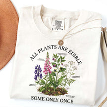 Dark Academia All Plants Are Edible Some Only Once Cute T-Shirt