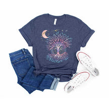 Yoga Phases Of The Moon Tree Of Life T-Shirt