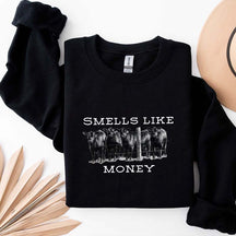 Smells Like Cattle Western Cow Sweatshirt