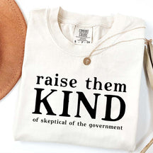 Raise Them Kind Homestead Mom Funny T-Shirt