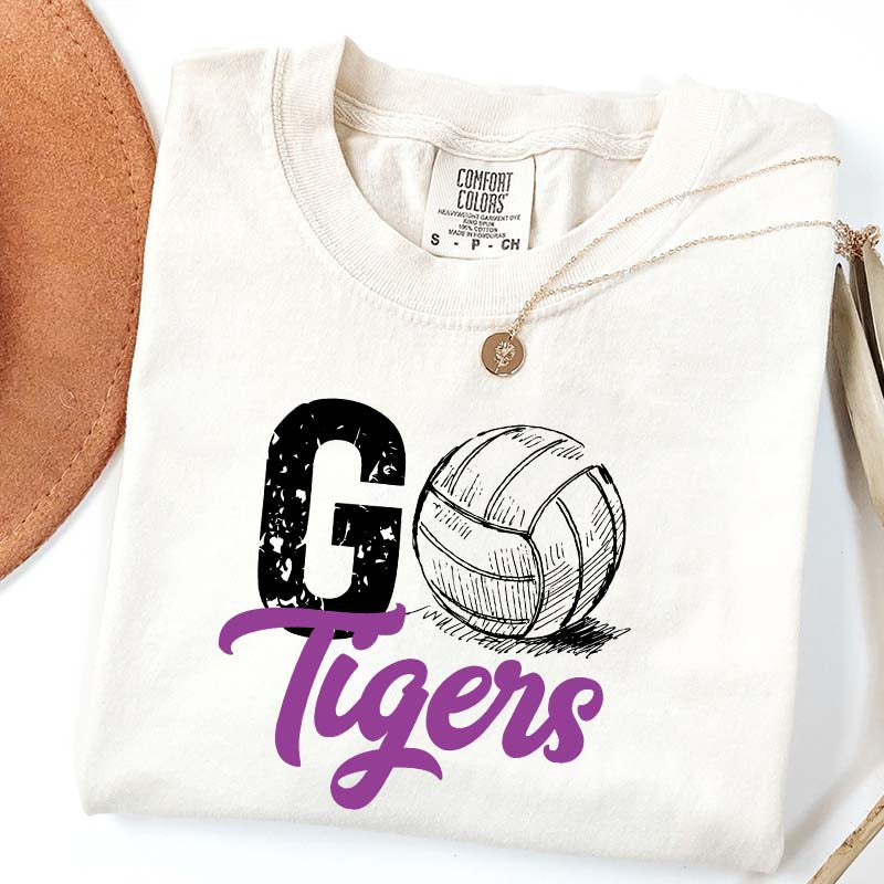 Custom Go Team Volleyball T-Shirt