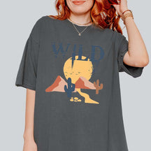 Wild Desert Mountain Western Style T-Shirt