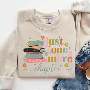 Just One More Chapter Reader Lover Sweatshirt