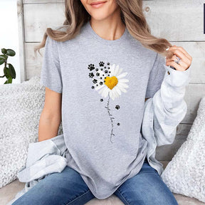 Dog Mom Daisy Flower T-Shirt