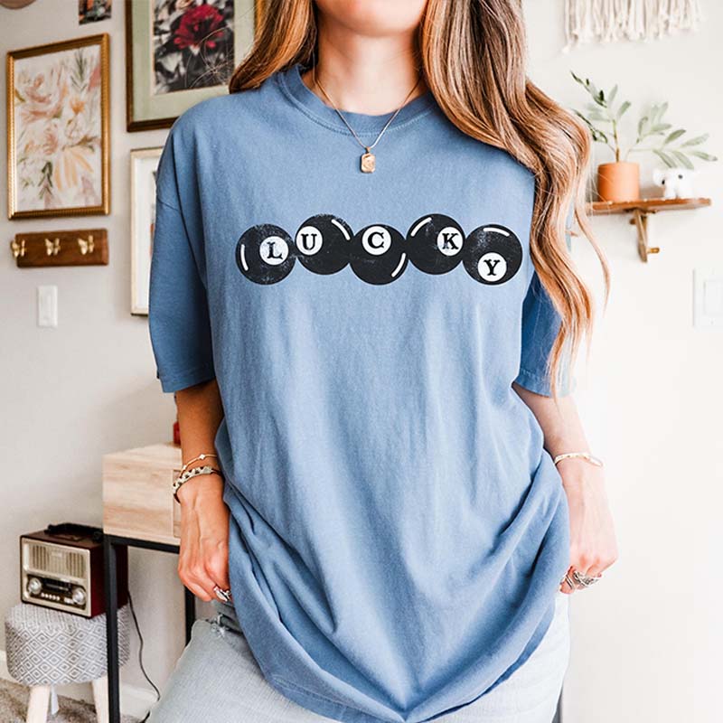 Retro Lucky 8 Balls T-Shirt