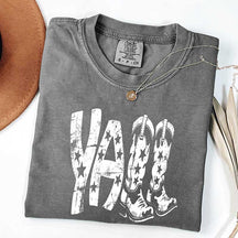 Comfort Colors Y¡¯all Western Boots and Stars T-Shirt