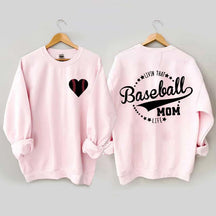 Heart & Baseball Sweatshirt