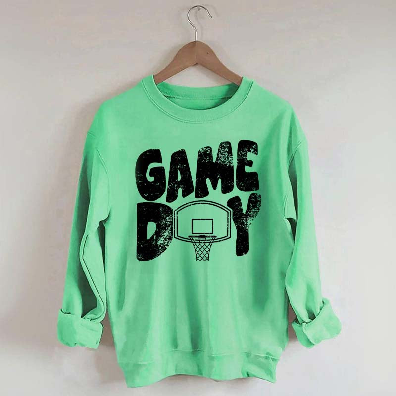 Game Day Basketball School Spirit Sweatshirt