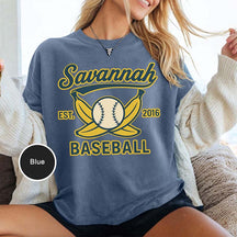 Retro Savannah Baseball T-Shirt