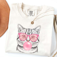Bubble Gum Kitten Vintage Style T-Shirt