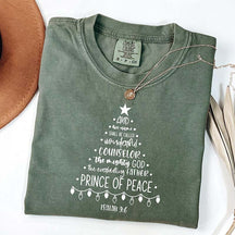 Religious Christian Christmas Tree T-Shirt