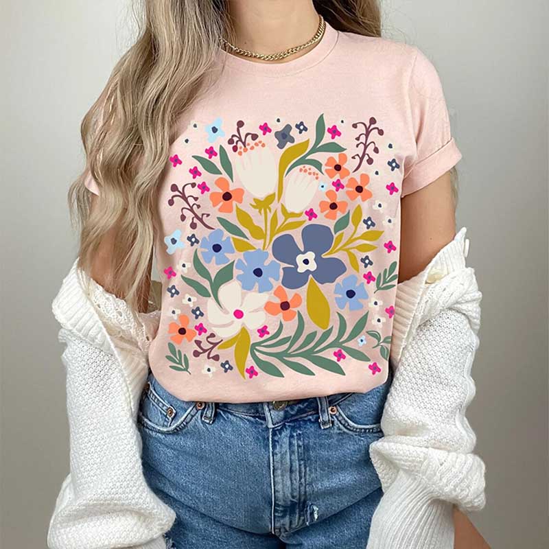 Wild Flowers Ladies Best Friend T-Shirt