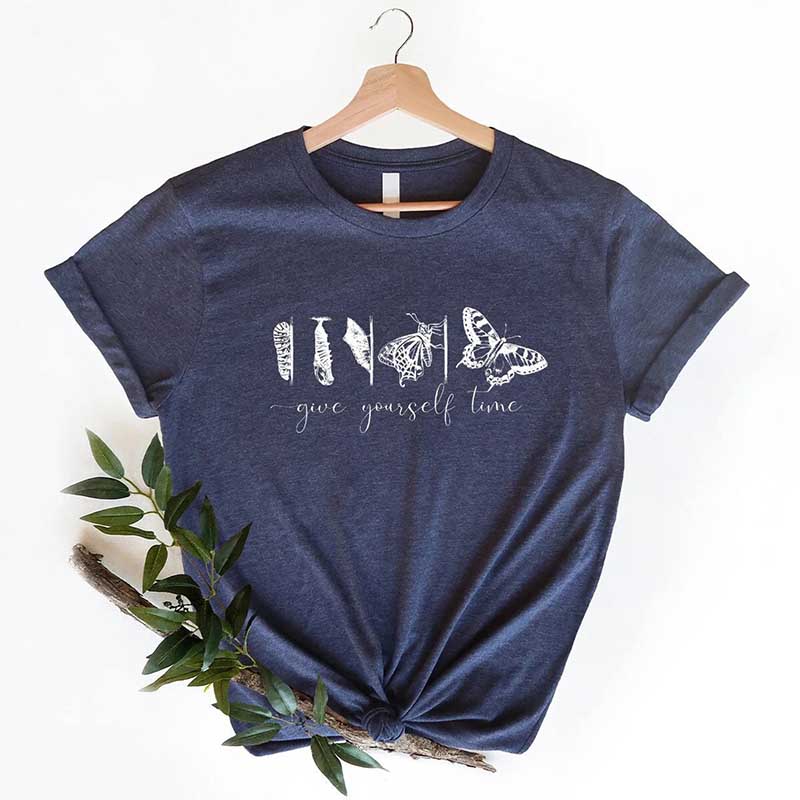 Give Youself Time Butterfly T-Shirt