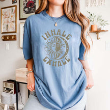 Boho Yoga Sun and Moon T-Shirt