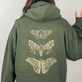 Moth Celestial Mystical Fairycore Hoodie