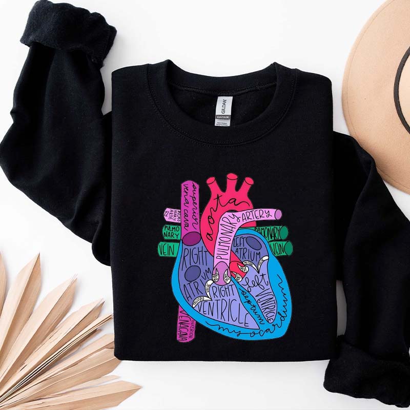 Heart Anatomy Sweatshirt