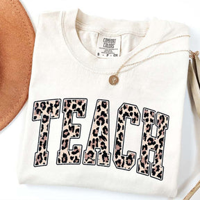 Comfort Colors Leopard Teacher T-Shirt