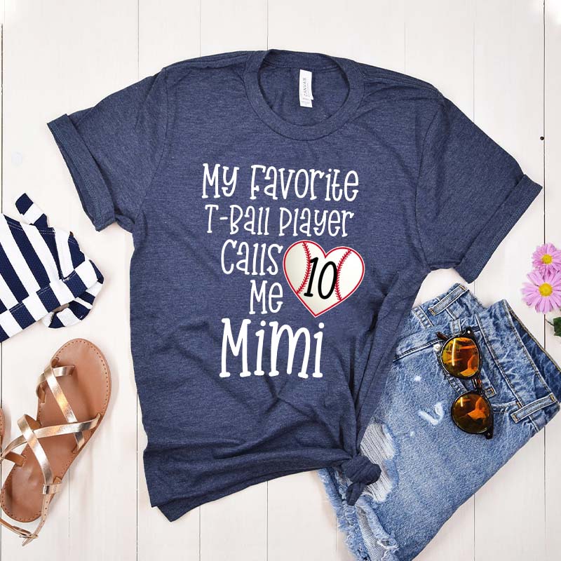 Personalized T-ball Game Day T-Shirt