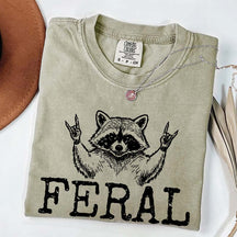 Feral Raccoon Girl T-Shirt