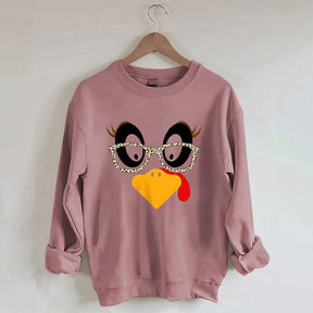 Cute Turkey Fall Thanksgiving Sweatshirt