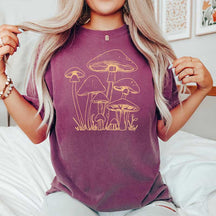Mushroom Spiritual Moon Phase T-Shirt