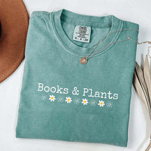 Book Lover Reading & Plants T-Shirt