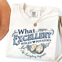 What Excellent Boiled Potatoes Funny Meme T-Shirt