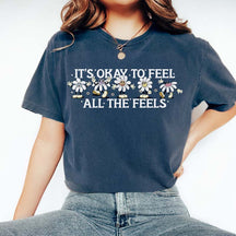 Comfort Colors Mental Health Anxiety  T-Shirt