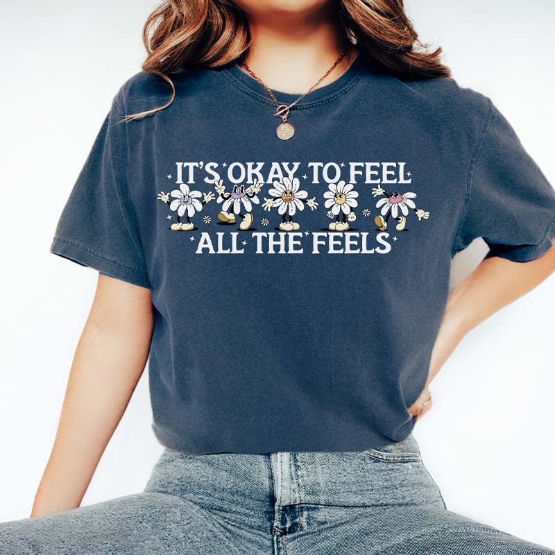 Comfort Colors Mental Health Anxiety  T-Shirt
