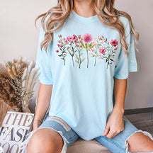 Spring Wildflower Botanical T-Shirt