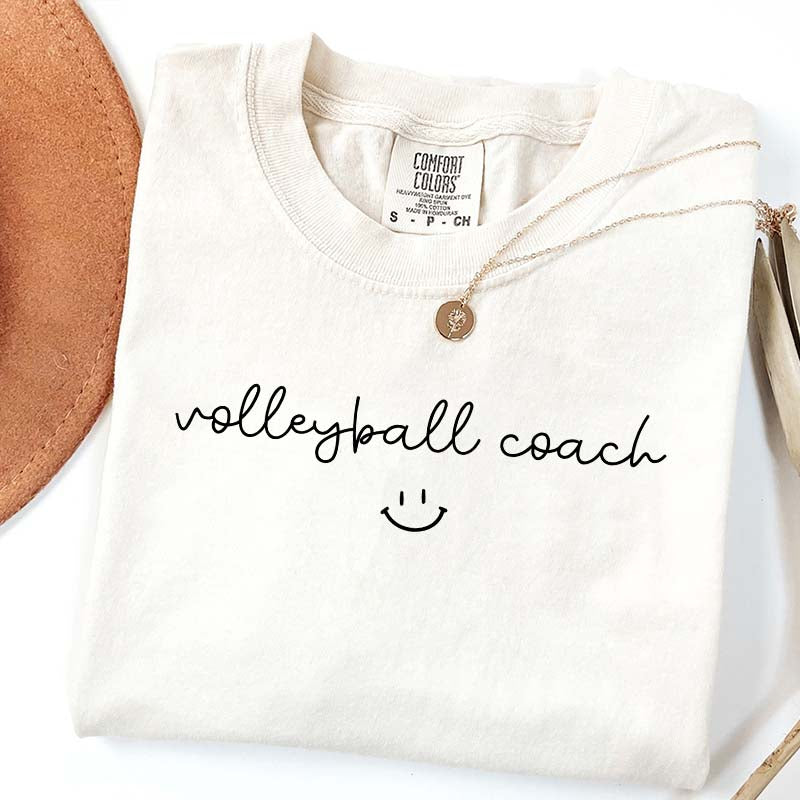 Volleyball Coach Smile T-Shirt